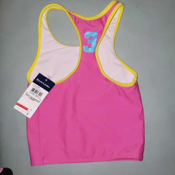 Ralph Lauren girl's swimsuit top - Picture 3 of 3
